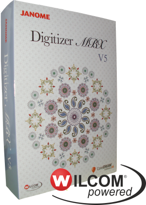 Janome Digitizer MBX V5 powerd by Wilcom